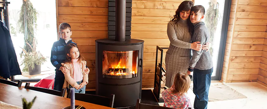 Morso Cast Iron Fireplace Insert Installation in Rockford, Illinois