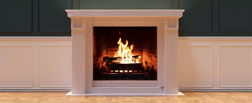 Open Flame Wood-Burning Fireplace Installation Services in Rockford, Illinois