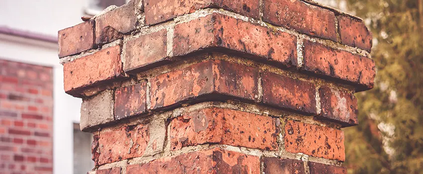 Cracked Chimney Bricks Repair Cost in Rockford, Illinois