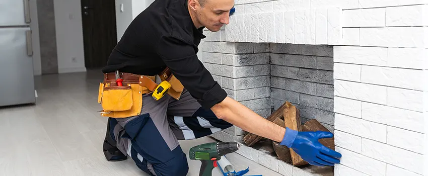 Fireplace Damaged Damper Frame Repair Services in Rockford, Illinois