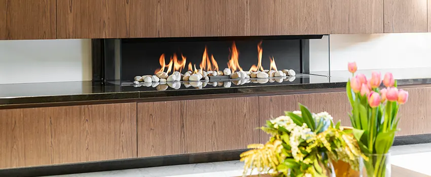 Double-height Fireplace Design Refurbishment in Rockford, Illinois